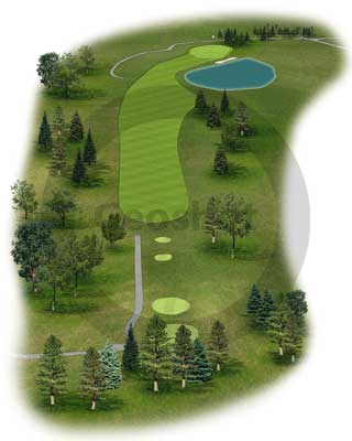 graphics golf hole