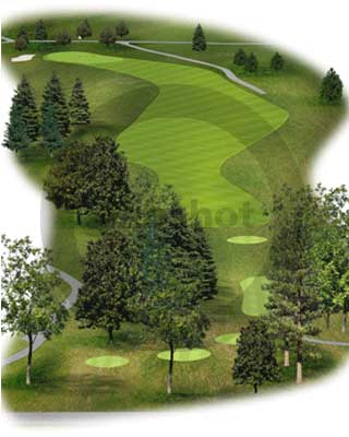 golf course maps with yardage