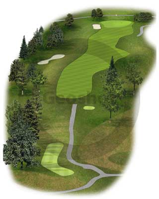 golf hole graphics